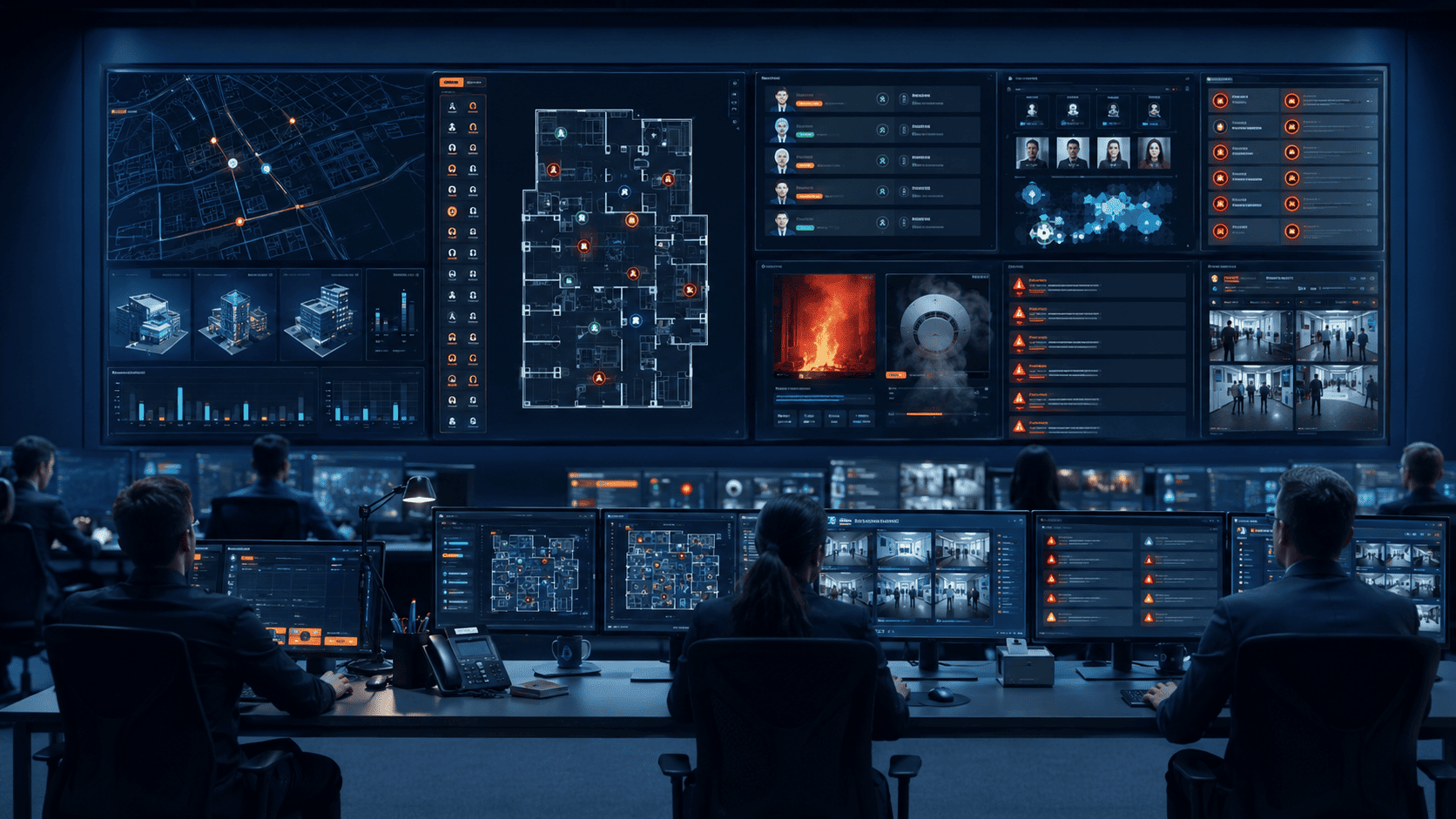 Business center network control center
