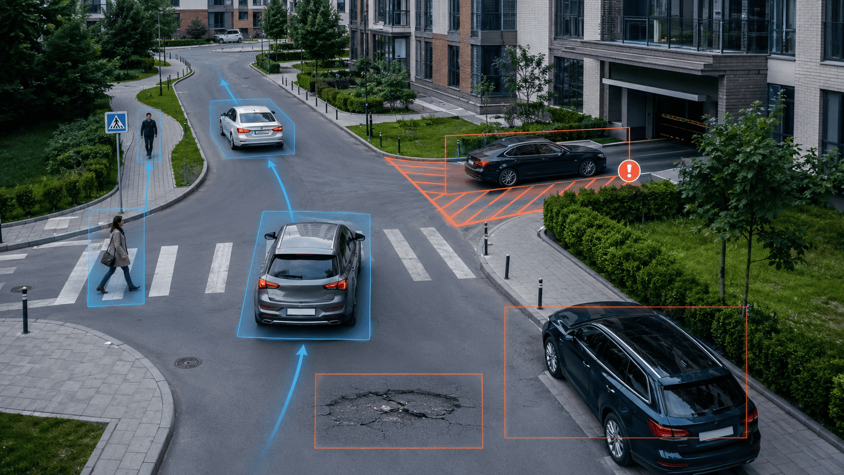 Driveways, roads, parking and emergency access