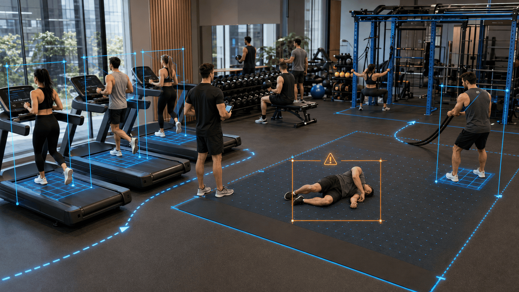 Gym and fall analytics