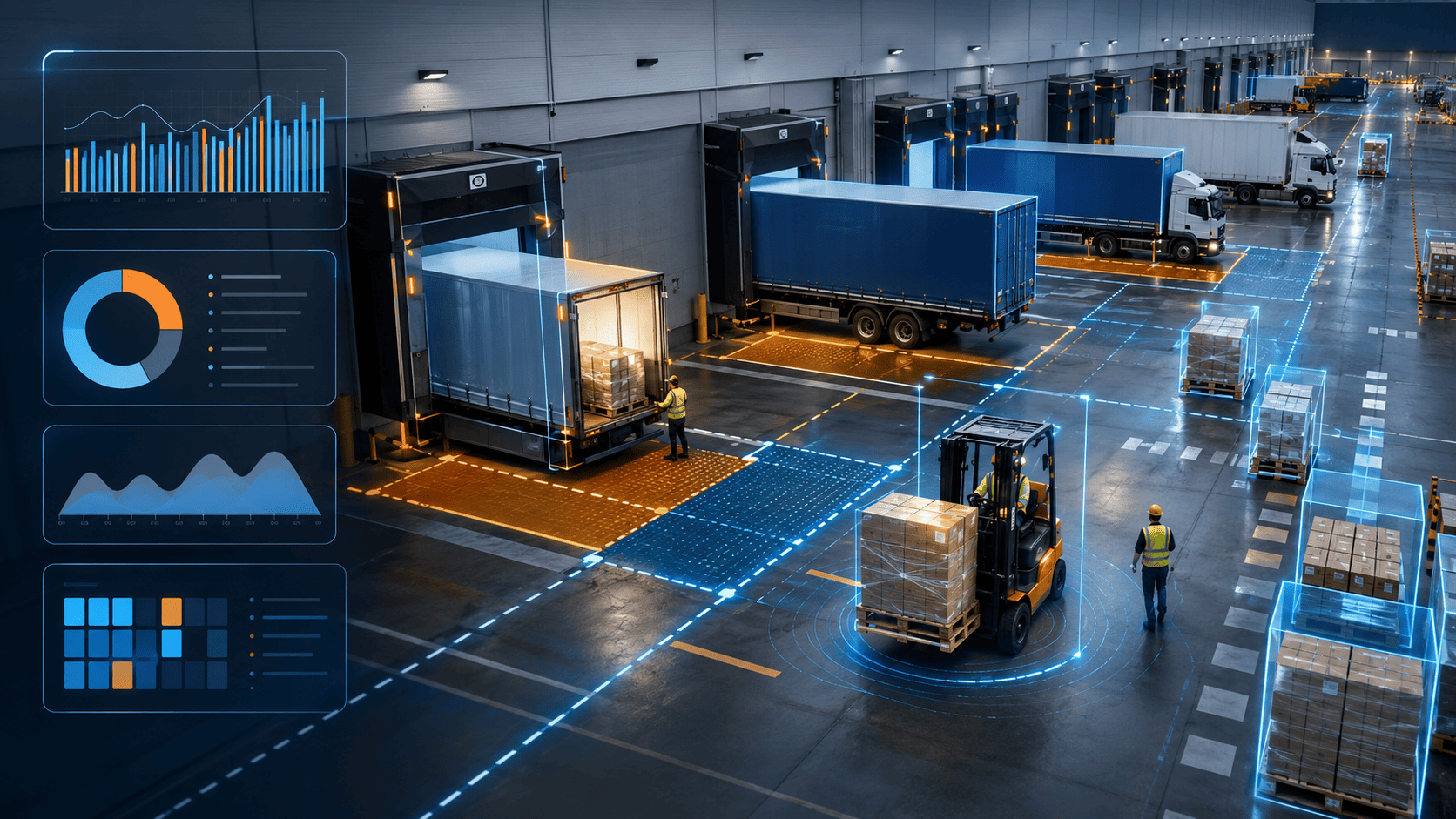 Docks, gates and warehouse shipping